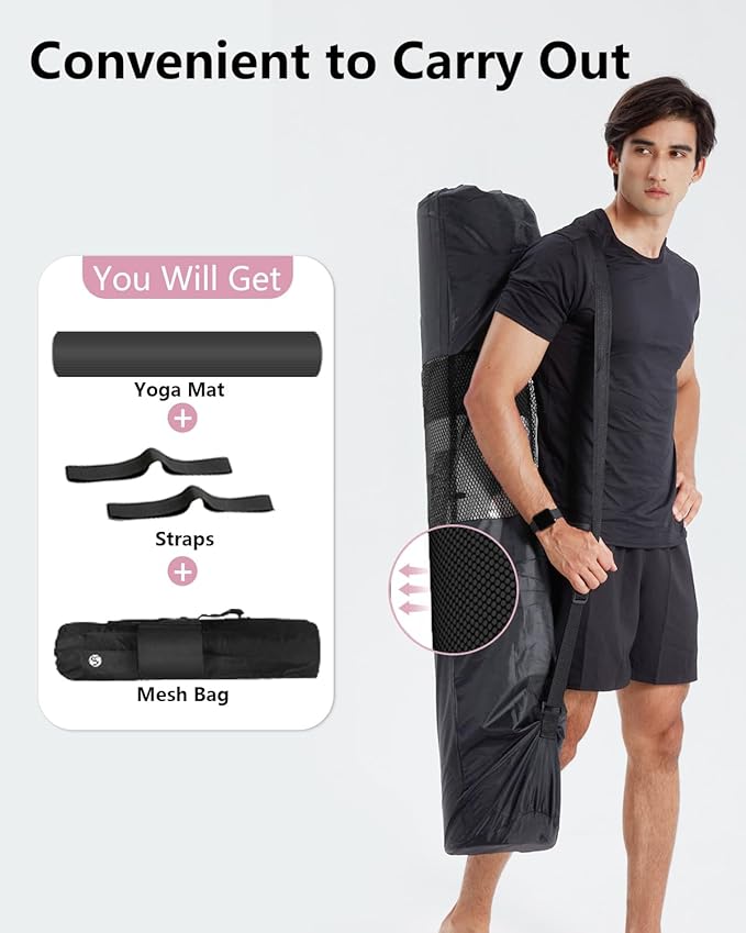 Large Yoga Mat 78"x 51" 20mm/15mm/10mm Thick Workout Mats for Home Gym, Extra Wide Workout for Women Men Gym Flooring Exercises