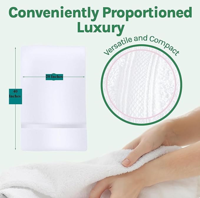 Towels N More 6 Pack 20"X40" Small Light Weight Gym Towels or Can be Used as Kids Bath Towels or Salon Towel, 100% Ring Spun Cotton Loops Sweat Towels Women's Hair Dry Towel