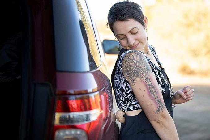 Travel Cork Massage Ball | Lightweight, Sustainable Alternative to Lacrosse Ball for Muscle Pain Relief (2.5 Inch (Pack of 1), Sanded Cork)