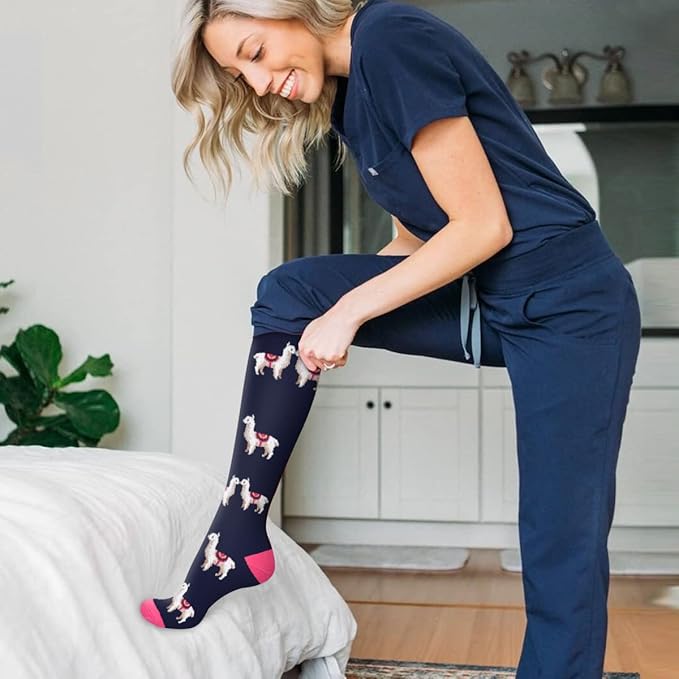 COOLOVER Compression Socks for Women and Men - Best for Circulation, Running, Athletic, Recover, Nurse, Travel