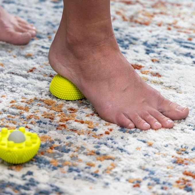 NABOSO Original Neuro Ball - Neuroscience-Based Textured Foot Massage Ball, Professional Myofascial Release Tool for Plantar Fasciitis Relief and Recovery