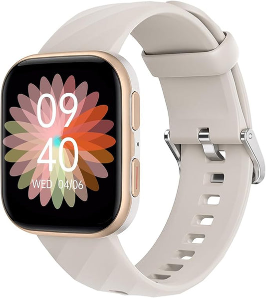 MorePro Health Fitness Tracker with 24/7 Heart Rate/Blood Pressure Monitor, Blood Oxy-gen/Sleep Tracking, 120+ Sports Activity Tracker, Smart Watch (Make/Answer Call) with Step Counter for Women Men