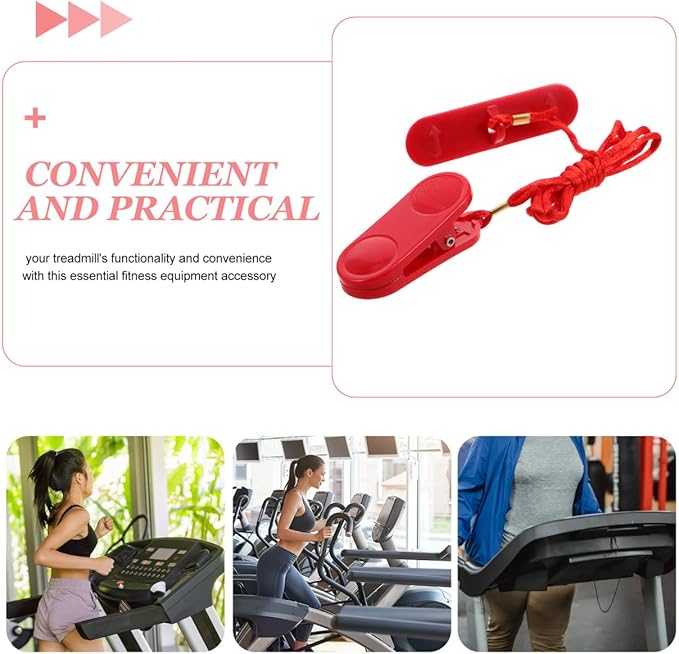Treadmill Safety Key Replacement Treadmill Emergency Key Running Machine Stop Key Fitness Equipment