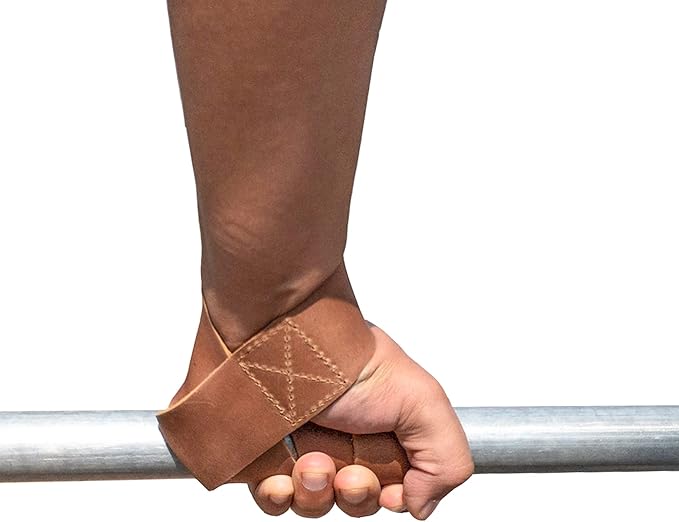 Hide & Drink, Set of 2 Lifting Wrist Straps, Bodybuilding, Sports, Gym, Fitness, Accessories, Strenght Training, Full Grain Leather, Handmade