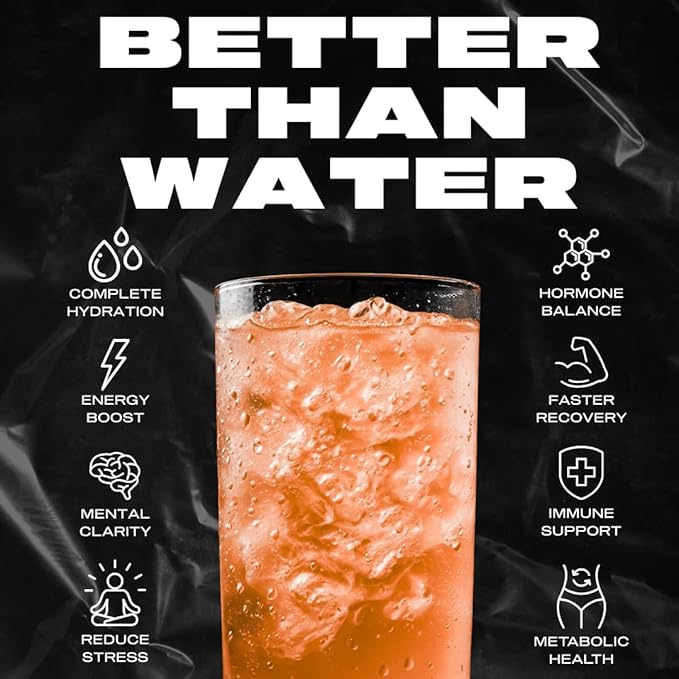 Electrolyte & Vitamin Supplement Powder, Drink Mix with B12, L-Theanine, D3, K2, Zinc, Magnesium, Potassium, Supports Calm Focus & Energy, Tangerine Tango, 15 Pack