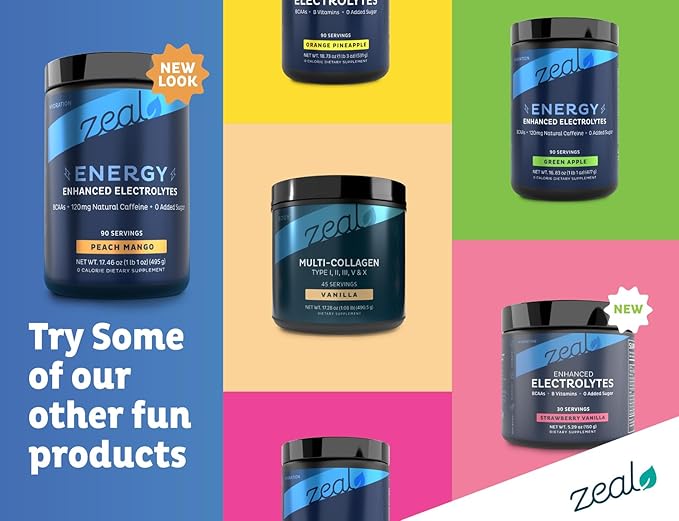 Pre-Workout Electrolyte + Energy Powder Drink Mix (90 Servings | Peach Mango) w/ 0 Sugar +BCAAs +B-Vitamins Electrolyte Supplement w Potassium Zinc & Magnesium for Hydration - Keto Electrolytes