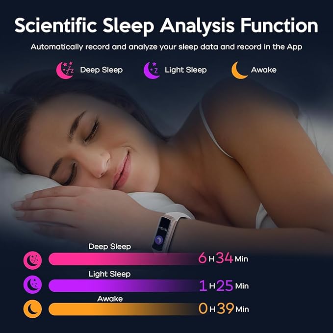 Fitness Tracker,2025 Smart Watch with Blood Pressure Heart Rate & Sleep Monitor IP67 Waterproof Step Calorie Counter Pedometer Fitness Activity Watch for Men Women Android iOS Phone (Pink)