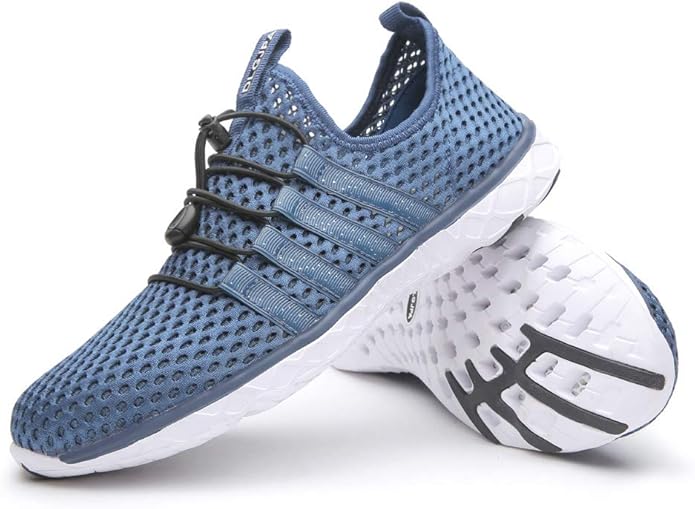 DLGJPA Men's Lightweight Quick Drying Aqua Water Shoes Athletic Sport Walking Shoes