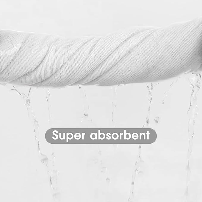 JML Bath Towel, Microfiber Bathroom Towels Set 4 Pack (30" x 60") for Adult Men Women - Large Size, Extra Absorbent, Quick Drying as Hair Wrap, Swim, Fitness, Sport, Yoga