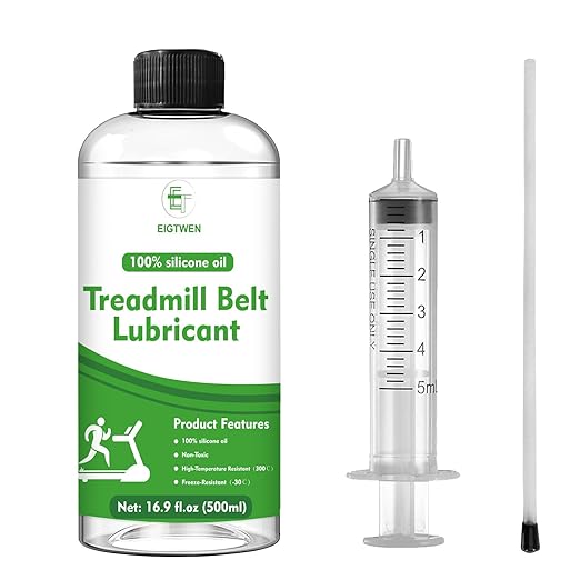 500ml Treadmill Lubricant for Belt, 100% Silicone Treadmill Oil, High Temperature Resistant Stable Treadmill Belt Lubricant, Treadmill Lube Suitable for Most Types of Treadmills