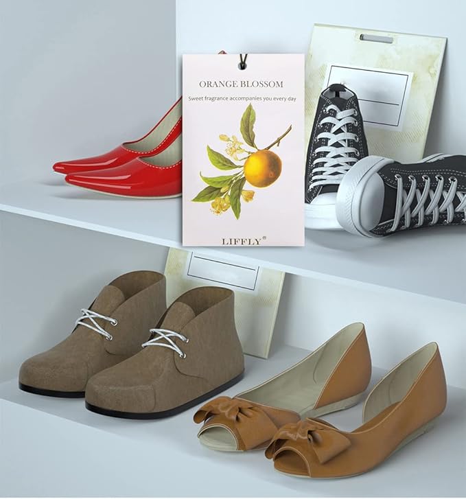 14 Packs Orange Blossom Sachets fit Drawer and Closet Long Lasting Gift