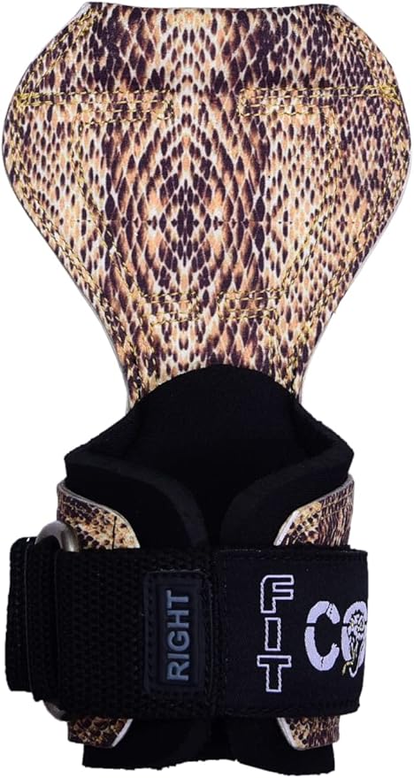 Cobra Grips PRO Weight Lifting Gloves Heavy Duty Straps Alternative Power Lifting Hooks for Deadlifts Adjustable Neoprene Padded Wrist Support Bodybuilding