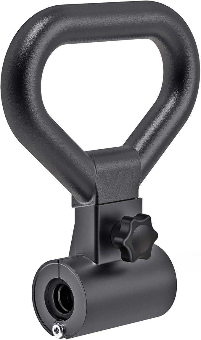 SELEWARE Versatile Steel Dumbbell to Kettlebell Converter Handle, Non-Slip Ergonomic Grip, Quick Installation Fits Most Dumbbells Up to 100lbs