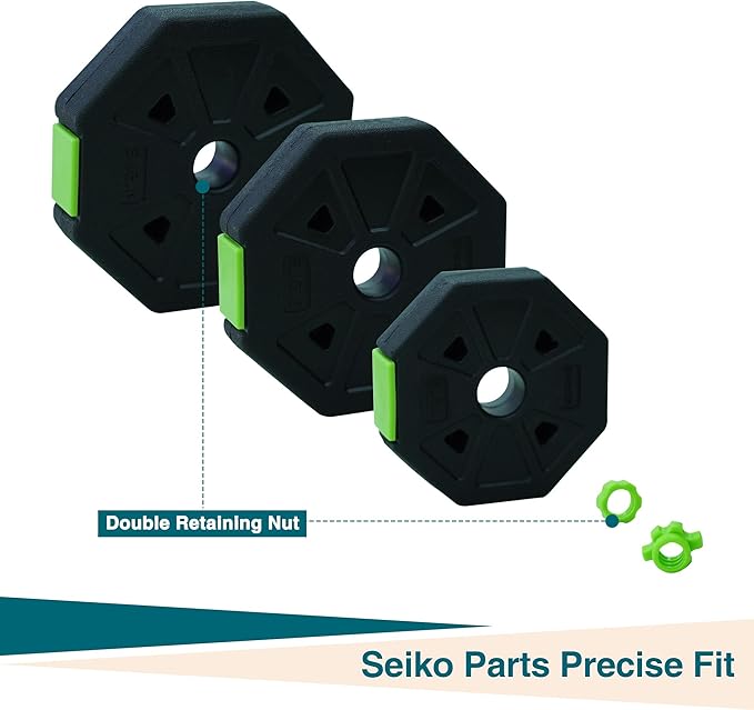 4-In-1 Adjustable Weights Dumbbell Set, Weight Set with Connector Used As Kettlebells, Barbell, Push Up Stand, Fitness Exercise Dumbbell, Free Weight Set for Home Gym