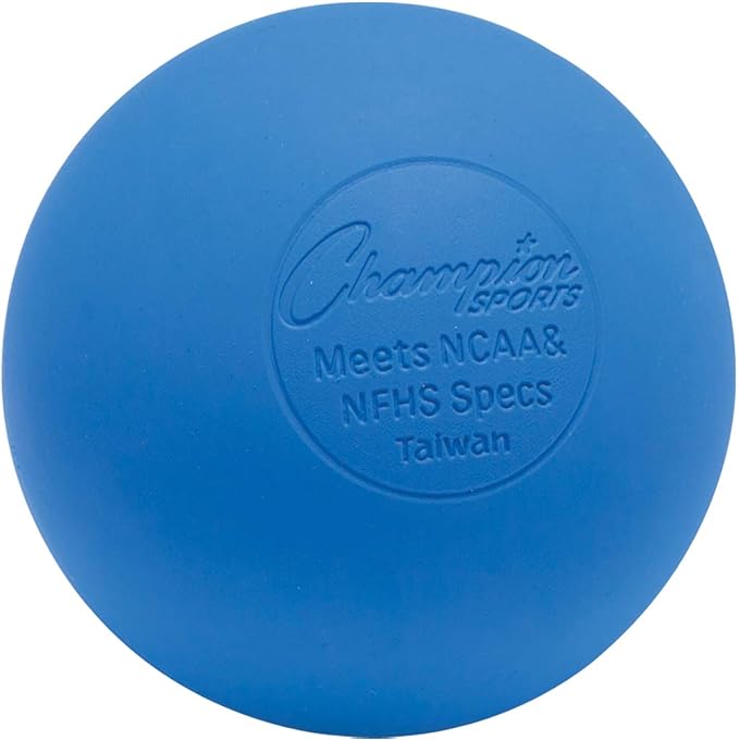 Champion Sports Lacrosse Balls: Official Size Sporting Goods Equipment for Professional, College & Grade School Games, Practices & Recreation - NCAA, NFHS and SEI Certified