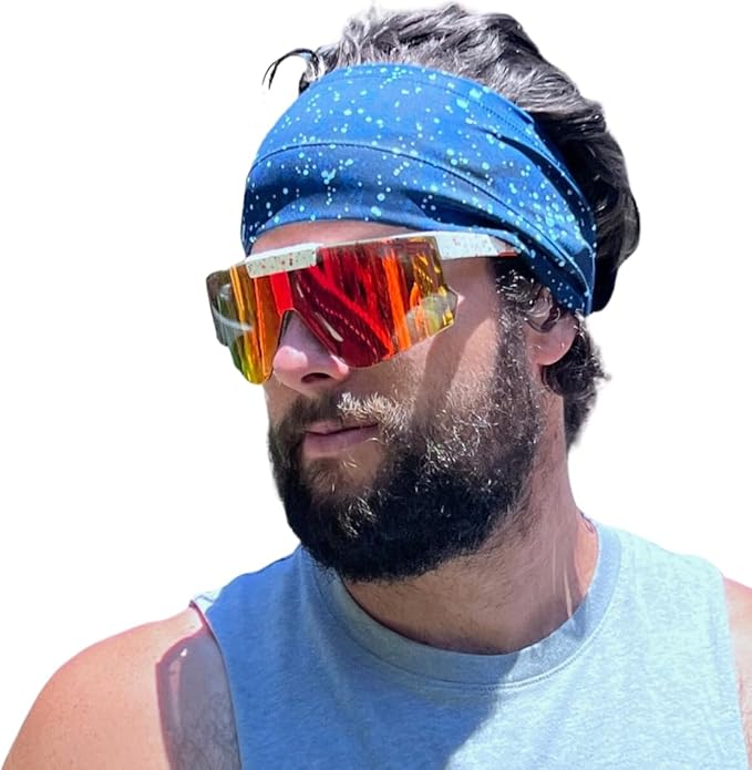 Halo Headband Bandit - 4" Wide Pullover Sweatband for Both Women and Men