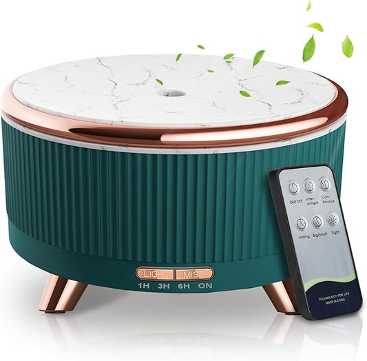 Diffusers for Essential Oils Humidifiers 500ML, Essential Oils Large Room Aromatherapy Diffuser,7 Colors Lights 3 Mist Modes with R/C for Home Office