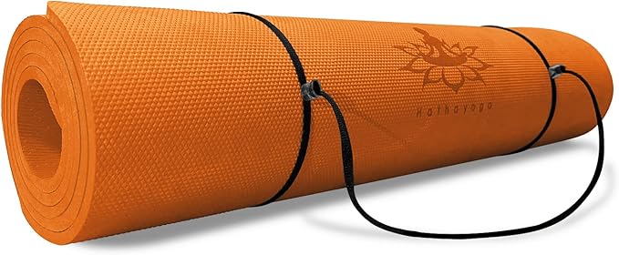 Hatha Yoga Thick TPE Yoga Mat 72"x 27"x1/3 inch Non Slip Eco Friendly Exercise Mat for Yoga Pilates & Floor Workouts