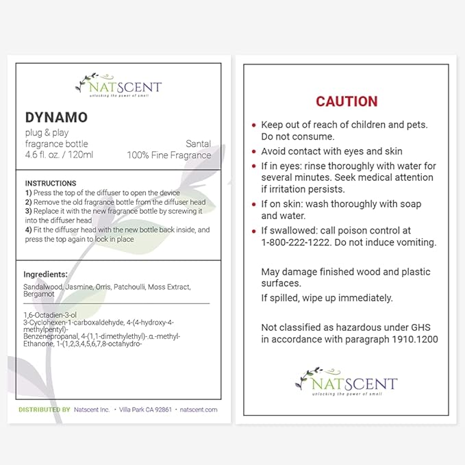 Santal Essential Oils for Diffusers for Home, Nature-derived Sandalwood Essential Oils, Long-Lasting & Family-Friendly Diffuser Oils Scents, IFRA Certified, Cold Air & Ultrasonic - 4 oz