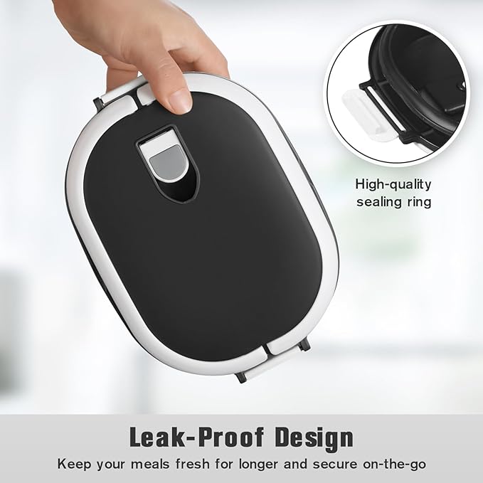 4 Pack Airtight Food Storage Containers，Reusable Kitchen Sandwich Containers with Lids Set for Meal Prep, Lunch,Salad，Snack, Microwave Safe, BPA-Free and Leak-Proof，30oz. Each