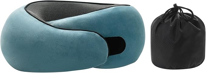 2024 New Memory Foam Travel Pillow for Airplanes,Neck Pillow for Traveling,Neck Plus Travel Pillow,Neck Plus Travel Neck Pillow