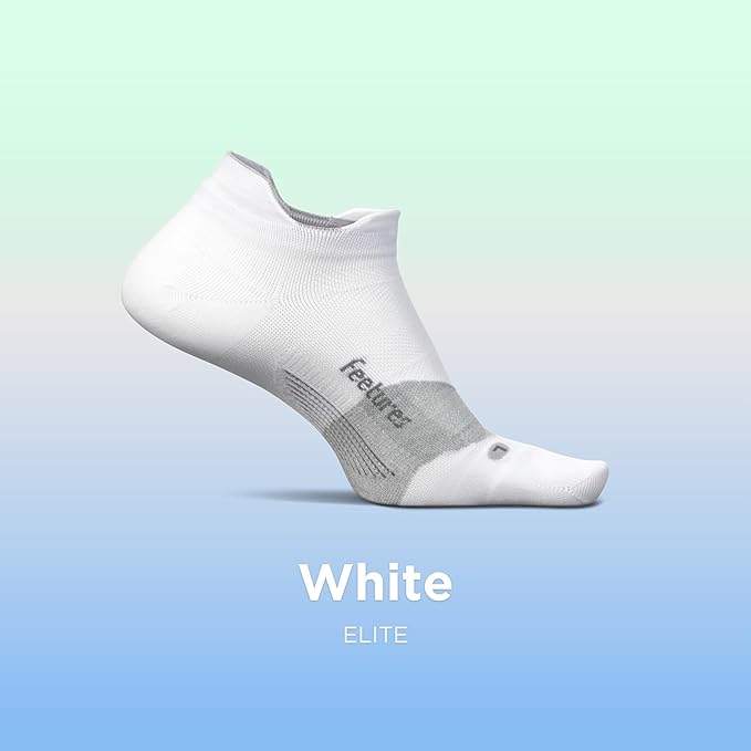 Feetures Elite Ultra Light Cushion Ankle Socks - Sport Sock with Targeted Compression