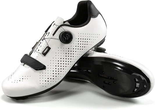 Santic Men's Cycling Shoes Road Cycling Riding Shoes Road Bike Shoes with Buckle- Roadway New