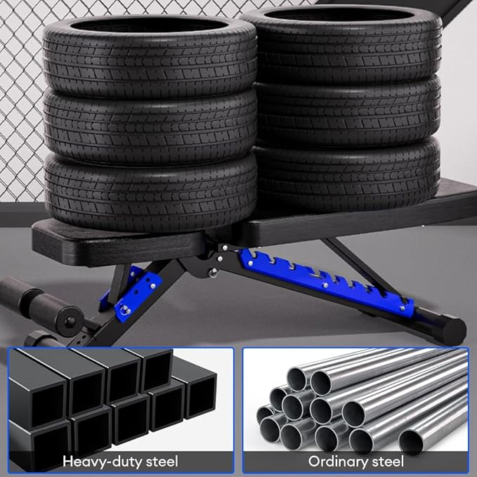 Adjustable Bench, Professional Weight Bench, Incline Flat Decline Sit Up Bench,Dumbbell Stool