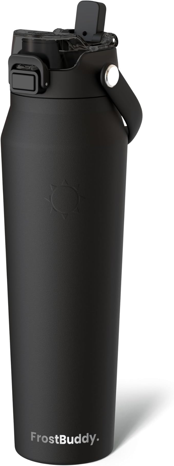 Frost Buddy 32oz Insulated Water Bottle with Straw & Chug Lid | Leak-Proof Stainless Steel | 24-Hours Cold | Sweat-Proof, Cup Holder Friendly | Ideal for Gym, Travel, Sports & Everyday Hydration