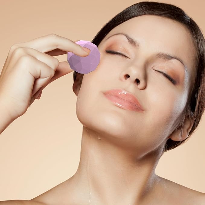 Vibrating Massage Ball with Heat - Portable Physical Therapy for Muscle Relief Up to 120 ¨H Heating Temperature for Myofascial Release and Trigger Point Treatment Mini Size Massage Ball -Purple