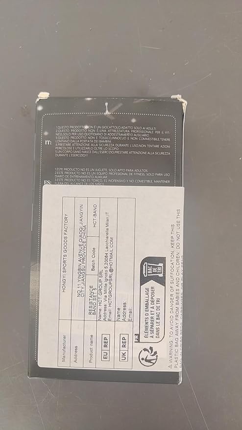 Exercise Band Resistance Bands for Working Out Men and Women Set 5 Different Levels Yoga Pilates,Natural Latex is Non Toxic and Odorless Not curl with Exercise Instructions e Carry Bag.