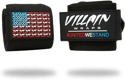 Villain Wrist Wraps for Weightlifting & Powerlifting – Adjustable Support Straps for Men and Women – Ideal for Strength Training, CrossFit, Bodybuilding – Durable Comfort to Eliminate Wrist Pain