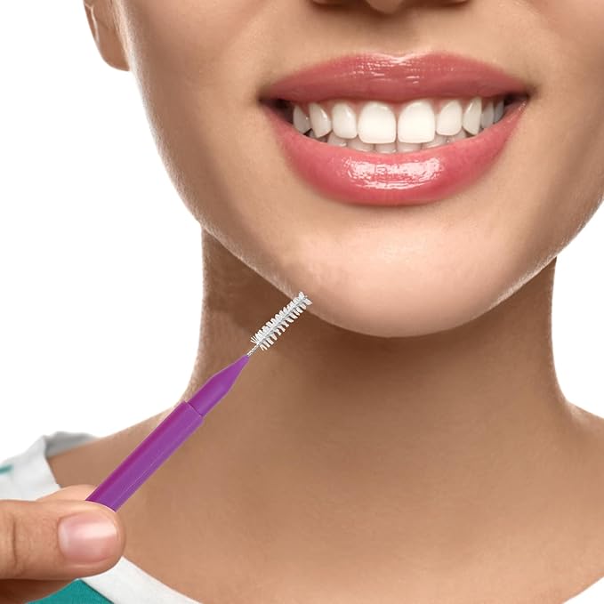 100PCS Braces Brushes Interdental Brushes Braces Flossers Braces Brush for Cleaner Toothpick Dental Flossing Head Oral Flosser Dental Picks for Teeth Cleaning(10 Colors)