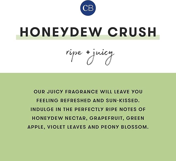 Capri Blue Reed Diffuser - Reed Diffuser Set Includes Scented Oil, Sticks, and Mercury Iridescent Glass Bottle - Home Decor Room Fresheners - Honeydew Crush (5.7 fl oz)