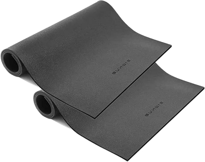 Exercise Equipment Mat for Home Gym to Protect Carpet,60"x30" with 2 Pcs for Yoga Training Matt,Suit for Treadmill Walking pad,Rower Machine,Elliptical,Workout or Fitness GUMWIG