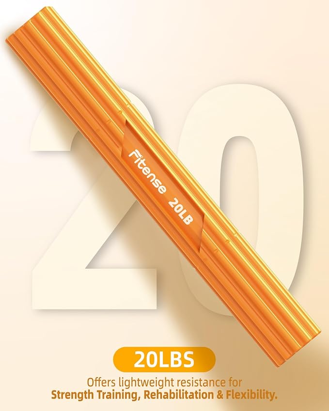 Flex Therapy Bar,Tennis Elbow Therapy Bar, Flexbar for Physical Therapy & Resistance Bar for Golfers Elbow,Tendinitis,Wrist,Forearms Pain, Improve Grip Strength and Relieve Pain