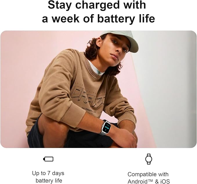 Fila Smart Watch, 2.01" Smartwatch for Men Women (Answer/Make Call), Fitness Tracker with 100+ Sport Modes, IP67 Waterproof, Heart Rate/Sleep Monitor, Pedometer, Activity Tracker for Android iOS