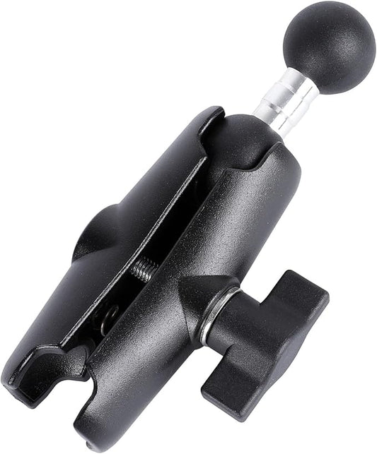 Double Socket Arm with 1" Double Ball Adapter Compatible with RAM B Size Mounts, 360° Rotation Extension Rod for Phone Holder, Tablet Mount, for Bike, Motorcycle, Truck (5.5" Middle Adapter)