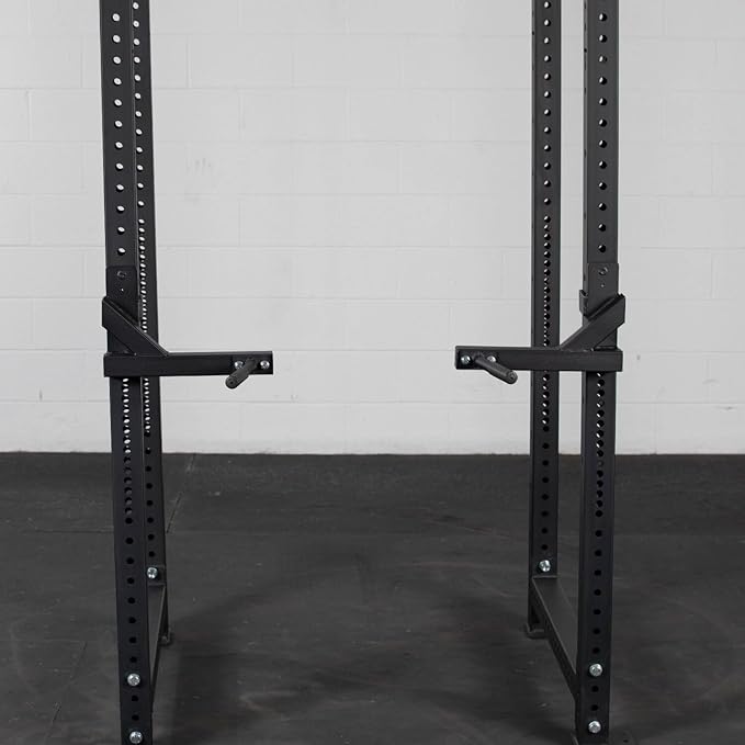 Titan Fitness X-3 Series Dip Bars, J-Hook Style Rack Mounted Dip Attachment, 880 LB Capacity, Fits 3" X 3"Tubular Steel