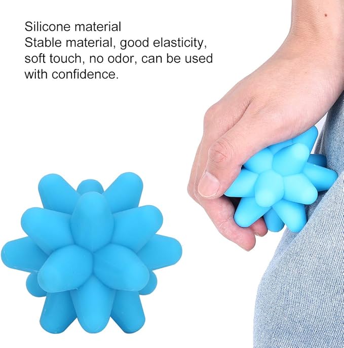 Silicone Massage Ball, Ball for Trigger Point Massage - Deep Tissue Massager for Myofascial Release - Mobility Ball for Exercise & Recovery, Foot Acupoint Trigger Point Massage