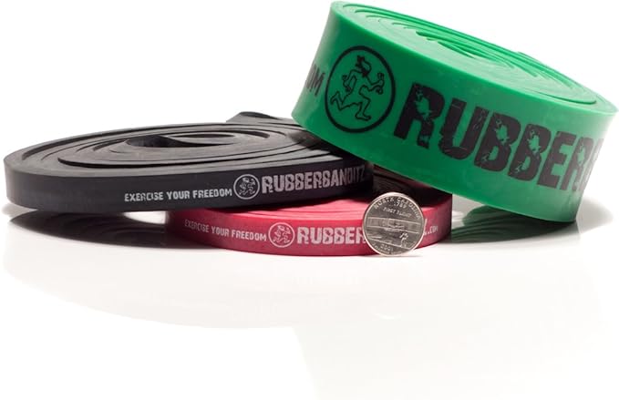 Rubberbanditz Combo Pull Up Assist Bands | Heavy Duty Resistance Exercise Bands for Powerlifting, Mobility, and Stretching | Resistance Bands for Working Out