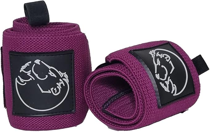 Premium Wrist Wraps for Weightlifting, BMG Premium 18” Wrist Wraps (pair) with Thumb Loop, Sturdy and Comfortable