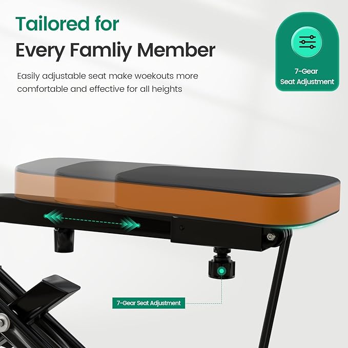 Deep Squat Machine for Women, 2 in 1 Foldable Squat Assist Trainer, 400 LB Weight Capacity, Easy Setup Exercise Equipment, Home Training Machine for Arm Ab Glute Leg Workout Black