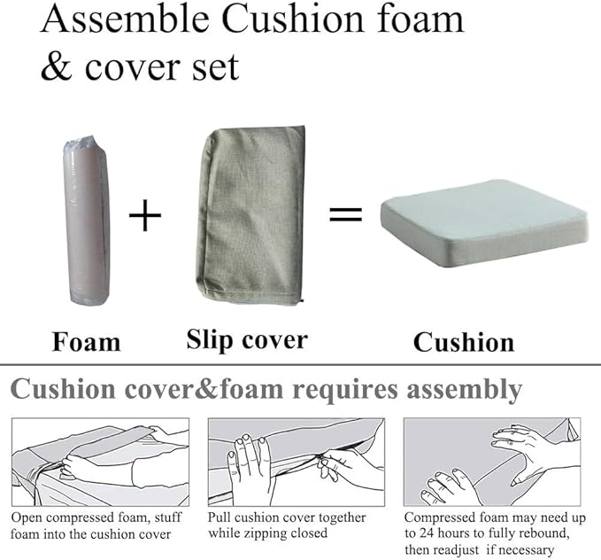 32 x 12 Inch Piano Bench Cushions for Indoor Furniture with Ties Non Slip Kitchen Dining Room Bench seat Cushion for Shoe Storage Ottoman Window Settee pad, Beige