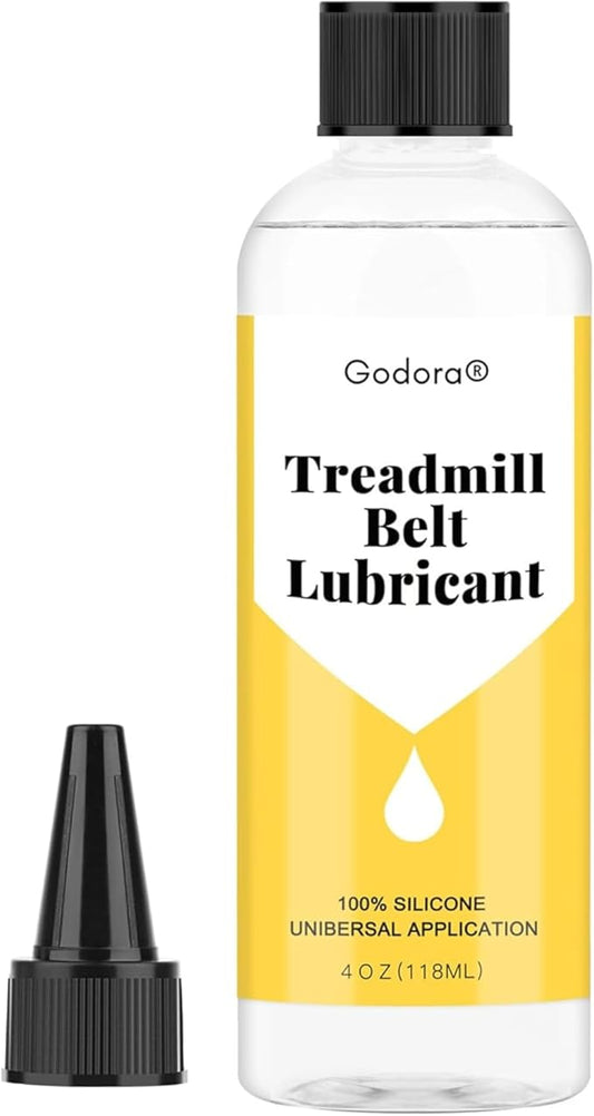 Premium 100% Silicone Lube 4 Ounces for Treadmill Belt Lubrication, Easy to Apply Lubricant Oil, Suitable for Nearly All Type of Treadmills