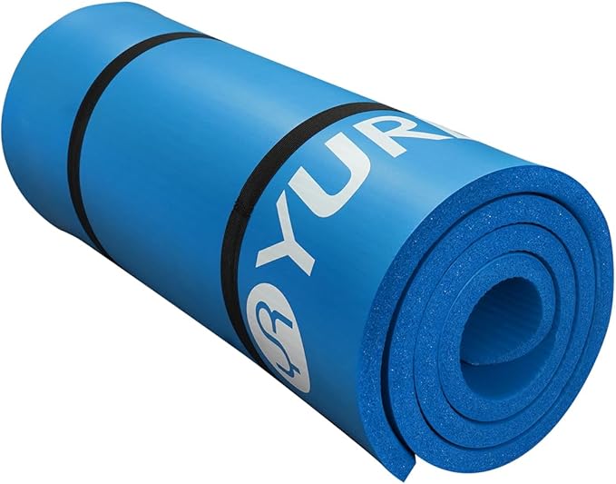 Yoga Mat Thick 1 inch Exercise Mat 76.7"x24" Workout Mats for Home Gym, Non-slip Yoga Mat for Women Men, with Carrying Yoga Bag