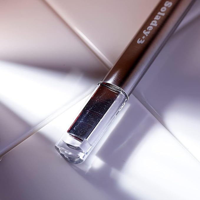 Soladey3 Ionic Toothbrush, Solar Panels and TiO2 Semiconductor, 3 Row Honeycomb Bristle Orange, You can Brush Without Toothpaste