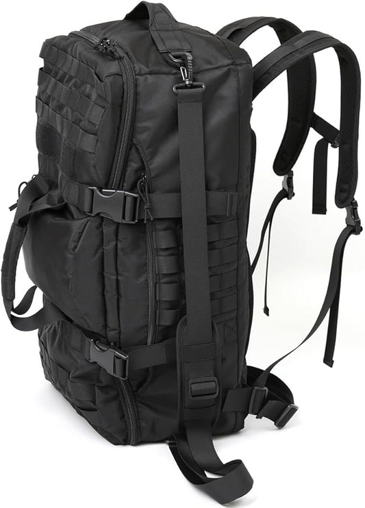 Gym Backpack for Men Sports Duffel Bag Gym Bags Travel Backpack with Three Ways of Carrying (BLACK-60L)