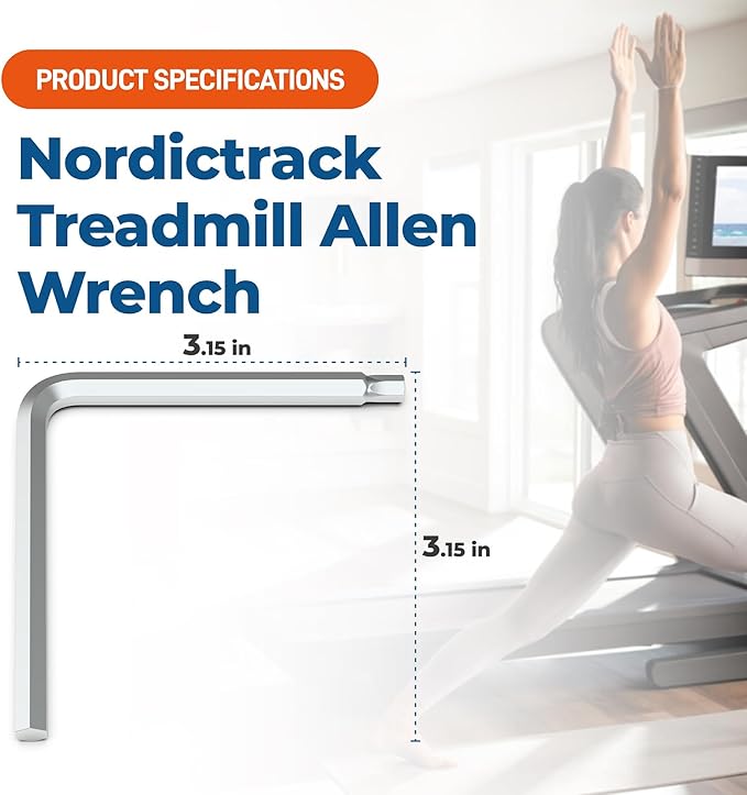 Treadmill Wrench Allen fit for 99% of Treadmills,Replacement for NoridicTrack, Proform,Bowflex and More Under Desk Treadmill & Portable Walking Folding Treadmill
