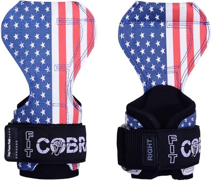 Cobra Grips PRO Weight Lifting Gloves Heavy Duty Straps Alternative Power Lifting Hooks for Deadlifts Adjustable Neoprene Padded Wrist Support Bodybuilding